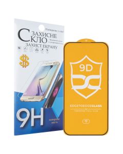 Защитное стекло для iPhone 14 Pro/16/15 NP FullGlue Черное (Black)