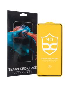 Защитное стекло для Motorola Moto G22 NP FullGlue Черное (Black)