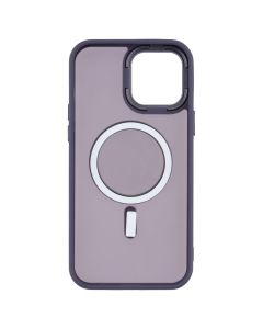 Чохол накладка для iPhone 13 Pro Max Space TPU+PC Color Matte MagSafe Фіолетова (Dark Purple)