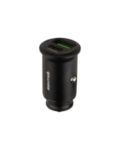 Автомобільний зарядний пристрій Senteo Q-02 PD/QC 30W 3A Чорний (Black)