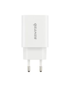 Зарядний пристрій Senteo Z-08 PD 20W USB-C Білий (White)