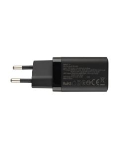 Зарядний пристрій Senteo Z-10 30W PD3.0/QC3.0 (1USB-C + 1USB) Чорний (Black)