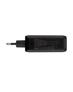 Зарядний пристрій Senteo Z-11 100W PD3.0/QC3.0 (2USB-C + 1USB) Чорний (Black)
