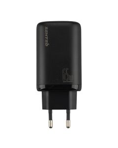 Зарядний пристрій Senteo Z-21 65W PD3.0/QC3.0 (2USB-C + 1USB) Чорний (Black)