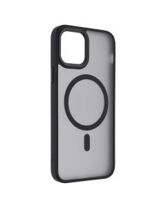 Чохол накладка для iPhone 12/12 Pro MiaMi Pjur with MagSafe Чорна (Black)