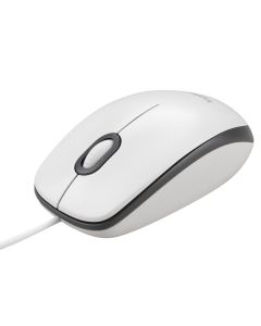 Мышь Logitech M100 Akoya Hangtab Box Белая (White)