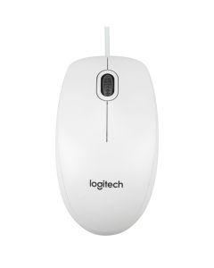 Миша Logitech B100 Optical Белая (Белый)