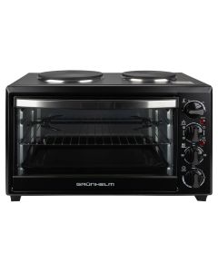 Електропіч Grunhelm GN3301RHP Чорна (Black)