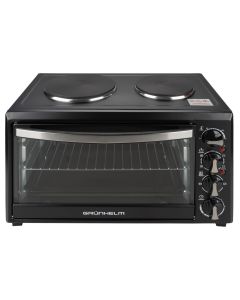 Електропіч Grunhelm GN3301RHP Чорна (Black)