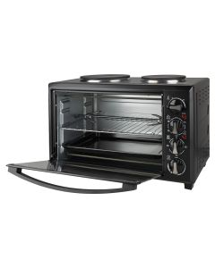 Електропіч Grunhelm GN3301RHP Чорна (Black)