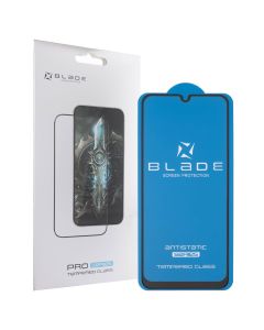 Защитное стекло для Samsung A30/A50/A30s/M21/M30s/M31/M21s Blade Antistatic Full Glue Черное (Black)