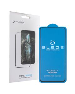 Захисне скло для Samsung S21 FE Blade Antistatic Full Glue Чорне (Black)