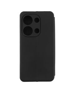 Чехол-кейс для Xiaomi Redmi Note 13 Pro / Poco M6 Pro MakeFuture Flip Черный (Black)