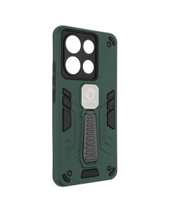 Чохол накладка для Xiaomi Redmi Note 13 Armor Magnetic Зелена (Dark Green)