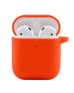 Чохол для AirPods 1/2 Silicone Case Помаранчевий (Orange)
