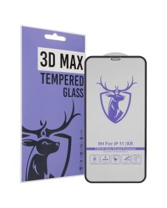 Захисне скло для iPhone XR/11 3D Max MiaMi Чорне (Black)