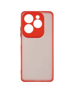 Чохол накладка для Tecno Spark 20 Pro/Hot 40/Hot 40 Pro Frosted Matte Червона (Red)
