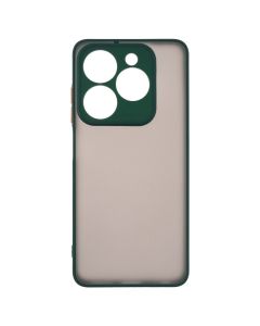 Чохол накладка для TECNO Spark 20/20C/Go 2024/POP 8/Infinix Hot 40i Frosted Matte Зелена (Dark Green)