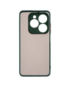 Чохол накладка для TECNO Spark 20/20C/Go 2024/POP 8/Infinix Hot 40i Frosted Matte Зелена (Dark Green)