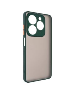 Чохол накладка для TECNO Spark 20/20C/Go 2024/POP 8/Infinix Hot 40i Frosted Matte Зелена (Dark Green)