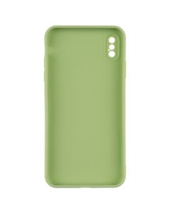 Чехол накладка для iPhone Xs Max Candy Full Camera Зеленый (Пистачио)