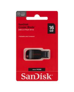USB Флеш SanDisk Cruzer Blade USB 2.0 16Gb Чорна (Black)