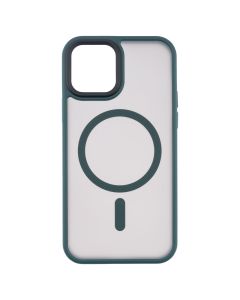 Чохол накладка для iPhone 12/12 Pro MiaMi Pjur with MagSafe Зелена (Cangling Green)