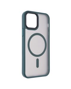 Чохол накладка для iPhone 12/12 Pro MiaMi Pjur with MagSafe Зелена (Cangling Green)