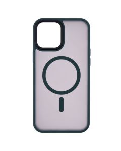 Чохол накладка для iPhone 12 Pro Max MiaMi Pjur with MagSafe Зелена (Cangling Green)