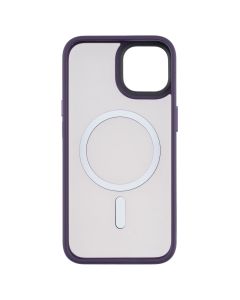 Чохол накладка для iPhone 14 MiaMi Pjur with MagSafe Фіолетова (Purple)