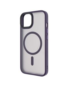 Чохол накладка для iPhone 14 MiaMi Pjur with MagSafe Фіолетова (Purple)