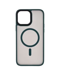 Чохол накладка для iPhone 13 Pro Max MiaMi Pjur with MagSafe Зелена (Cangling Green)