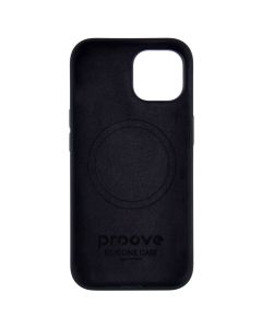 Чохол накладка для iPhone 15 Proove Silicone  Case with Magnetic Ring Чорна (Black)