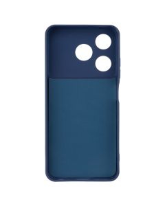 Чохол накладка для TECNO Spark 10C Camera Protection DVR Синя (Dark Blue)