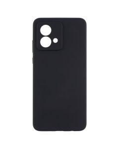 Чехол накладка для Motorola G84 Silicone MakeFuture Черный (Black)