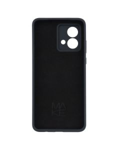 Чехол накладка для Motorola G84 Skin MakeFuture Черный (Black)