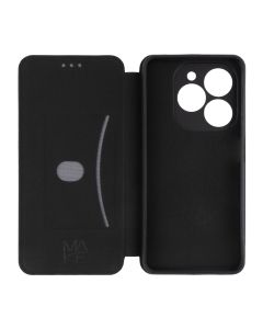 Чехол-кейс для Infinix Smart 8 Plus/8 Pro Flip MakeFuture Чёрный (Black)