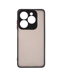 Чехол-накладка для Infinix Smart 8 Plus/8 Pro Frame (Matte PC+TPU) MakeFuture Черный (Black)