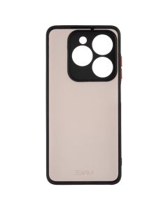 Чехол-накладка для Infinix Smart 8 Plus/8 Pro Frame (Matte PC+TPU) MakeFuture Черный (Black)