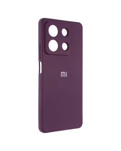 Чохол накладка для Xiaomi Redmi Note 13 5G Soft Case Червона (Marsala)