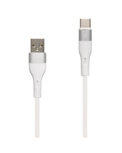 USB-кабель Proove Light Silicone Type-C 2.4A 1м Белый (White)
