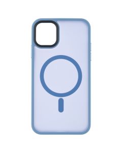 Чохол накладка для iPhone 11 WAVE Matte Insane MagSafe Синя (Sierra blue)