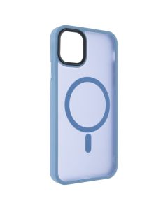 Чохол накладка для iPhone 11 WAVE Matte Insane MagSafe Синя (Sierra blue)