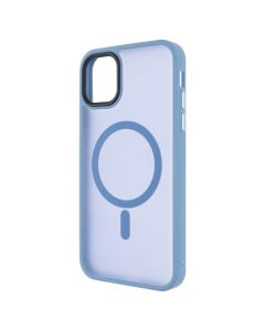 Чохол накладка для iPhone 11 WAVE Matte Insane MagSafe Синя (Sierra blue)