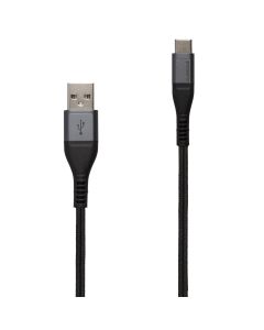 USB кабель Glasscove Braid 2 GB-AC13BK 3A Type-C 1м Чорний (Black)