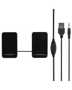 Колонки мультимедійні Defender 2.0 SPK 120 6W LED USB Чорні (Black)