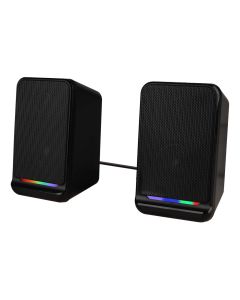 Колонки мультимедійні Defender 2.0 SPK 120 6W LED USB Чорні (Black)