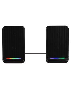 Колонки мультимедійні Defender 2.0 SPK 120 6W LED USB Чорні (Black)