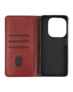 Чохол кейс для Tecno Spark 20/20C/GO 2024/POP 8/Infinix Hot 40i DM Book Case Leather Червоний (Red)