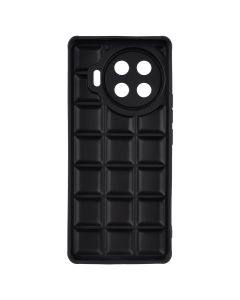 Чехол-накладка для TECNO Spark 20 Pro Plus Quadrate Case Черный (Black)